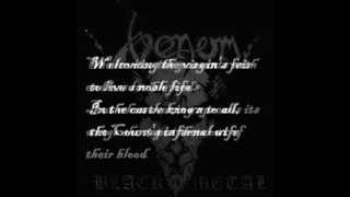 Venom Countess Bathory Lyrics [upl. by Ellitnahc]