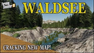 “WALDSEE” FS19 MAP TOUR  CRACKING NEW MOD MAP Farming Simulator 19 Review [upl. by Anauqahs]