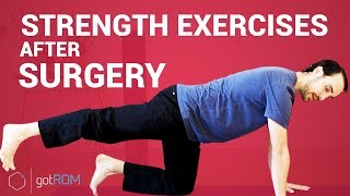 HIP STRENGTH AFTER SURGERY FAI  Labral Tear Exercises [upl. by Nosmoht]