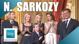 Lquotinvestiture de Nicolas Sarkozy à la présidence de la République  Archive INA [upl. by Kiersten]