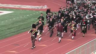 Pipes On Parade The Massed Pipes amp Drums  2024 Bandfest Show 3  Passing Review [upl. by Genet]