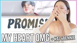 BTS JIMIN 지민  Promise 약속 REACTION  MY THOUGHTS ON KAI AND JENNIE DATING [upl. by Yrrac12]