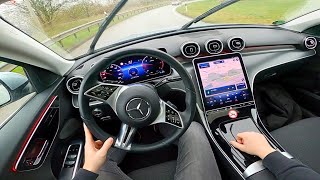 2023 Mercedes Benz c class c220d T  pov test drive mercedes benz mercedesbenz [upl. by Januarius]