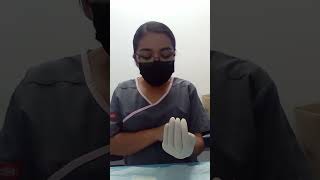 Técnica de calzado de guantes abierta [upl. by Norvall27]