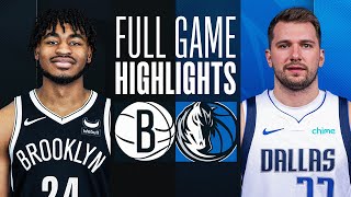 NETS at MAVERICKS  FULL GAME HIGHLIGHTS  October 27 2023 [upl. by Nahsab]