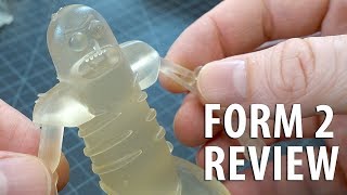 Formlabs Form 2 SLA 3D Printer Review  Yes I Printed Pickle Rick [upl. by Giacopo]