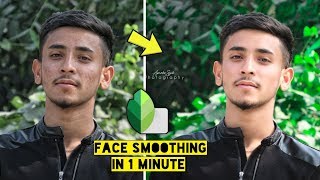 Snapseed Smooth face in 1 Minute  Skin smoothing  Portrait Effect  snapseed edit [upl. by Annodal]