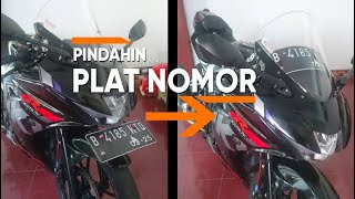 PLAT NOMOR DI WINDSHIELD GSXR150 [upl. by Alhak134]