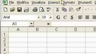 Lezione n001 Foglio Elettronico Excel [upl. by Annabell]