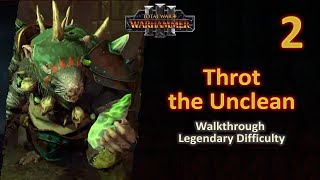 2 Throt the Unclean  WAR vs Kislev Ropsmen Clan  Legendary  No Commentary [upl. by Siram]