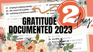 Gratitude Documented Day 2 [upl. by Nnovahs]