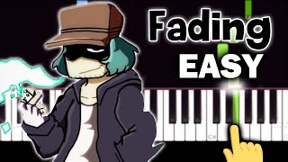 Friday Night Funkin VS Garcello  Fading  EASY Piano tutorial [upl. by Borszcz]