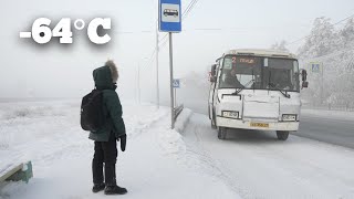 Going to School in the Coldest Town on Earth −64°C −84°F  Yakutsk Siberia [upl. by Stutman911]