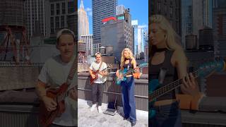 Jamming with Blu DeTiger on a NYC rooftop [upl. by Alexi]