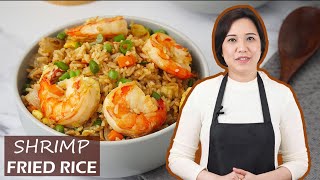 How to make Shrimp Fried Rice  The best Chinese fried rice with shrimp  prawn [upl. by Cote]