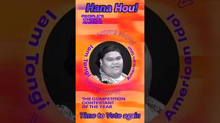 Iam Tongi for Peoples Choice Award Hana hou shorts iamtongi peopleschoice awards americanidol [upl. by Cantu]