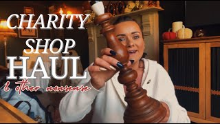 2nd hand autumn finds  lots of rambling Charity Shop Haul UK 2024 fall thrift haul [upl. by Charbonneau884]