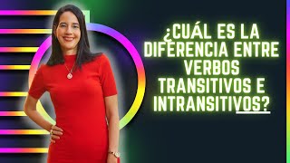 ¿Cuál es la diferencia entre los verbos transitivos e intransitivos [upl. by Sudnac295]