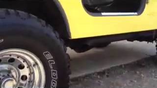 1983 CJ7 Jeep with 360 and new sidepipes [upl. by Nealson]