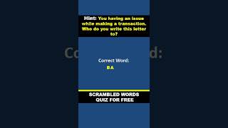 Jumbled Words Game  Unjumble the Words  Letters in English [upl. by Aire252]