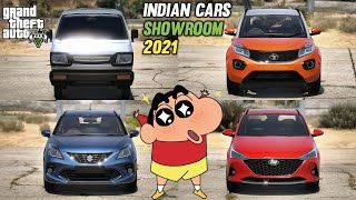 GTA 5 MY INDIAN CARS SHOWROOM 2021 NEXON VERNA CITY BALENO INNOVA SAFARI OMNI i20 TIGOR [upl. by Ienttirb288]