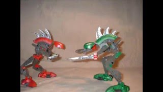 bionicle with attitude fighting [upl. by Lowell]