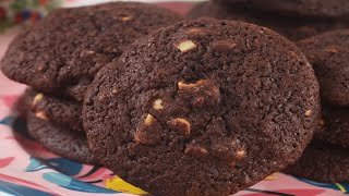 Chocolate Peanut Cookies Recipe Demonstration  Joyofbakingcom [upl. by Eseerehs97]