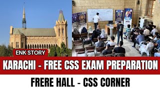 Free CSS Exam Preparation Center in Karachi l Frere Hall CSS Corner l CSS l CSS Academy [upl. by Drawyah]