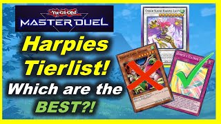 The ULTIMATE 2022 Harpie Lady Tierlist  Yugioh Master Duel Harpies Tierlist [upl. by Hakkeber508]