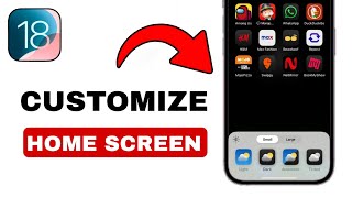 How To Customize Your iPhone Home Screen  iOS 18 Quick And Easy Tutorial [upl. by Arde]