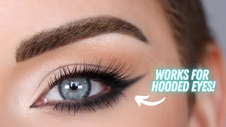 My New Favorite Winged Eyeliner Technique  Winged Eyeliner Tutorial for Beginners [upl. by Thorfinn]