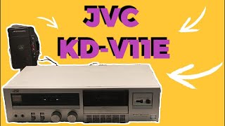 JVC Model KDV11E  Stereo Cassette Deck 1983 Restoration  Restauro JVC Modello KDV11E Piastra [upl. by Anitsua230]