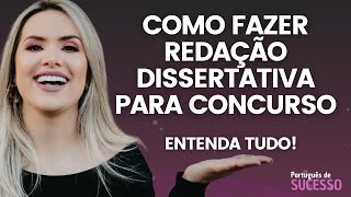 Como fazer uma redação dissertativa e argumentativa [upl. by Stetson276]