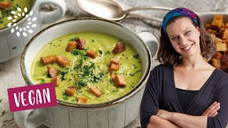 Erbsensuppe  Schnell und Einfach Rezept  Vegan [upl. by Lance90]