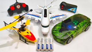 Radio Control Airbus A380 and Remote Control Racing Rc Car Unboxing helicopter aeroplane jahaj z [upl. by Zippora]