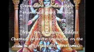 Devi Kavacham The Armour  the many forms of the Goddess Durga  with English translation [upl. by Merlina]