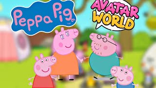 🐽Peppa Pig in AVATAR WORLD🐽⛺ Camping🏕️ Story Pazu [upl. by Deeanne232]