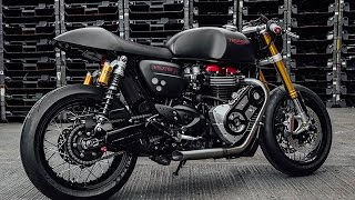 Triumph Thruxton R Supercharged quotThe Bulldogquot [upl. by Mchugh]