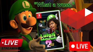 I CANT STAND THESE GHOST  Luigis Mansion Dark Moon LIVE STREAM  1 [upl. by Yanej]