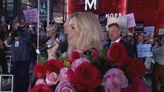 Britney Spears stops traffic in Las Vegas as she launches magical Piece of Me residency [upl. by Ahsait529]