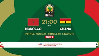 Morocco VS Ghana  TotalEnergies AFCONU23 2023  MD2 [upl. by Fenella]