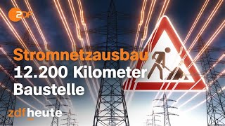 Energiewende Massiver Ausbau des Stromnetzes und der Stromspeicher notwendig  ZDFheute erklärt [upl. by Mascia903]