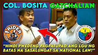 Col Bosita at Cong Gatchalian Nagkainitan nang Talakayin sa Kongreso ang Tungkol sa NCAP [upl. by Aniretac]