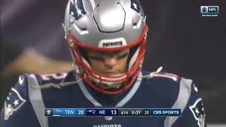 Tom Bradys final pass ever as a Patriot is a pick 6  Titans vs Patriots NFL [upl. by Eiramenna309]