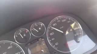 Peugeot 307 16 HDİ Remapped 40  150 kmh Acceleration [upl. by Hoban951]