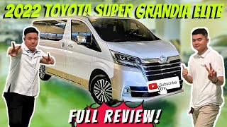 2022 TOYOTA HIACE SUPER GRANDIA ELITE  FULL REVIEW  LAKAS MAKA SOSYAL  Louie Castro TV [upl. by Gamaliel164]