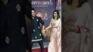 Shorts  Kriti Kharbanda and Pulkit grace the Heeramandi screening in style  News18 [upl. by Einobe]