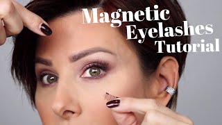 My BEST Tips to Apply MAGNETIC LASHES  The Easiest Tutorial  Dominique Sachse [upl. by Ittap964]