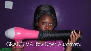 First Impression  Granteva Bonnet Blow Dryer Attachment [upl. by Mccourt]