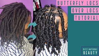 Butterfly Locs over Dreads [upl. by Orlene]